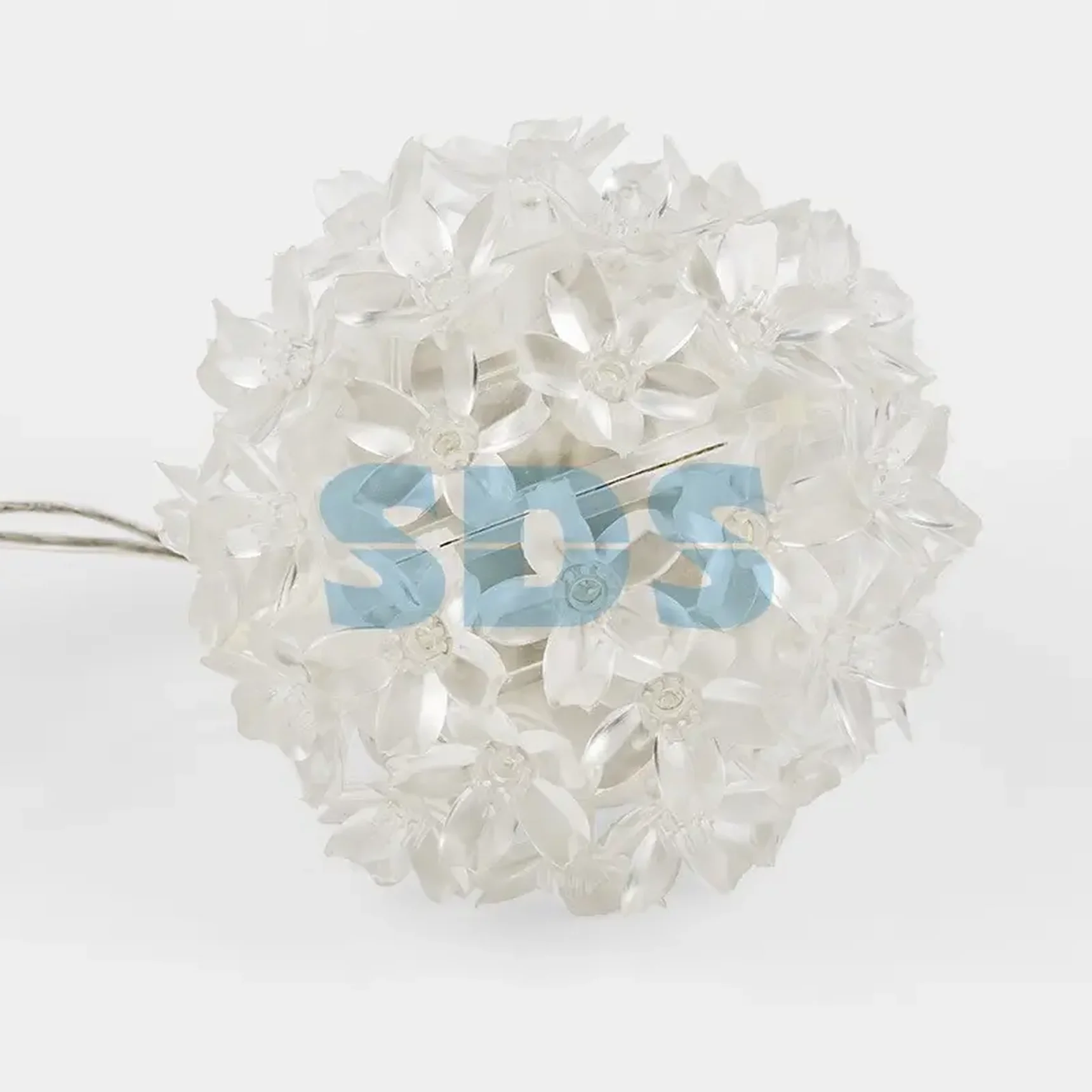 Шар светодиодный 230V, диаметр 12 см, 50 светодиодов, цвет синий