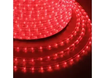 Дюралайт LED, постоянное свечение (2W) - красный, 36 LED/м, бухта 100м Neon-Night