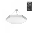 SPO-122-W-40K-066 Светильник светодиодный Geometria ЭРА Hexagon SPO-122-W-40K-066 66Вт 4000К 4800Лм IP40 800*800*80 белый подвесной
