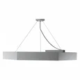 SPO-122-W-40K-066 Светильник светодиодный Geometria ЭРА Hexagon SPO-122-W-40K-066 66Вт 4000К 4800Лм IP40 800*800*80 белый подвесной