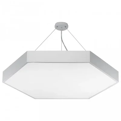 SPO-122-W-40K-066 Светильник светодиодный Geometria ЭРА Hexagon SPO-122-W-40K-066 66Вт 4000К 4800Лм IP40 800*800*80 белый подвесной