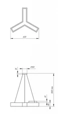 SPO-141-W-40K-028 Светильник светодиодный Geometria ЭРА Igrek SPO-141-W-40K-028 28Вт 4000K 1750Лм IP40 600*600*80 белый подвесной