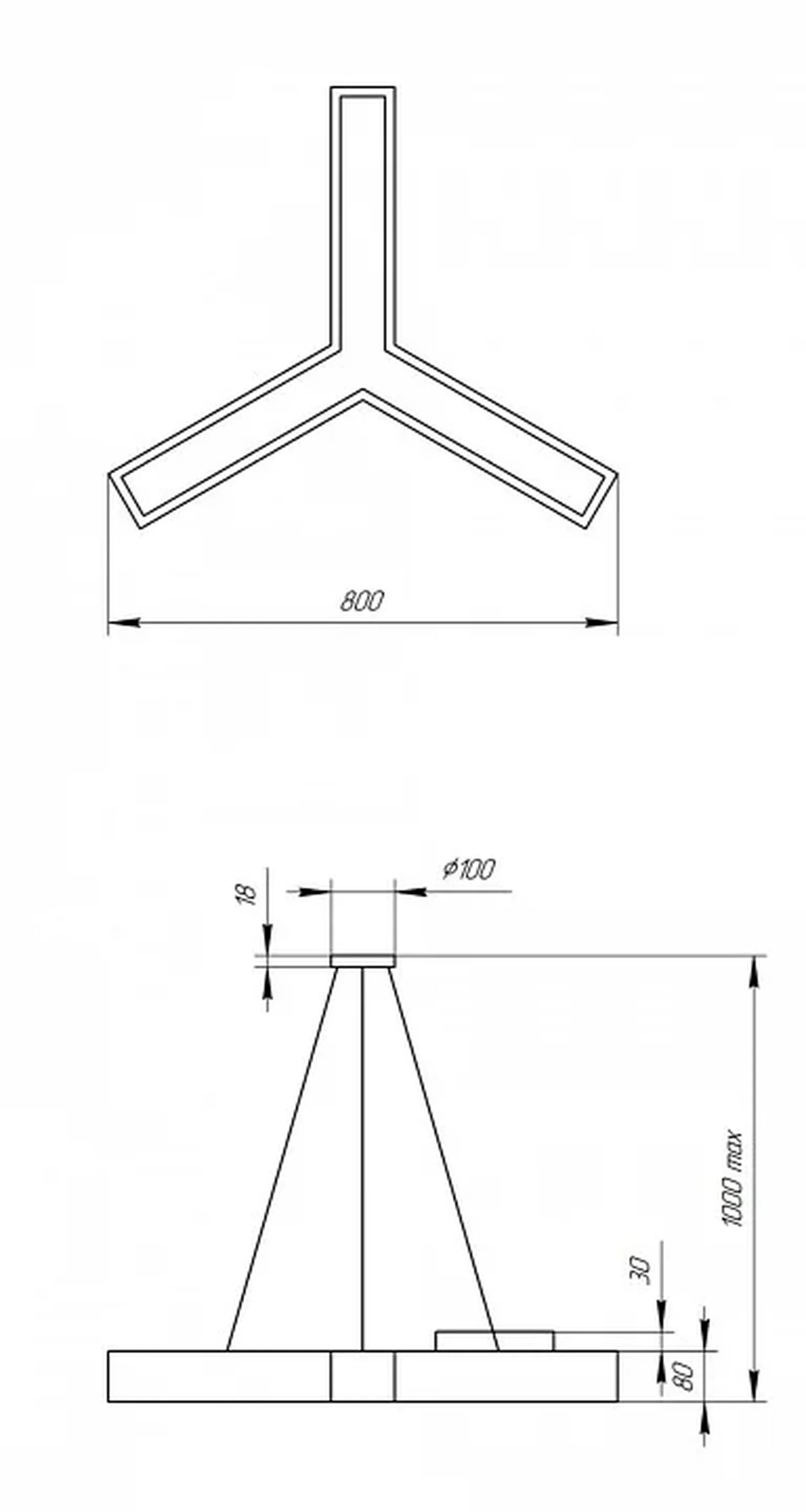 SPO-142-W-40K-044 Светильник светодиодный Geometria ЭРА Igrek SPO-142-W-40K-044 44Вт 4000K 3000Лм IP40 800*800*80 белый подвесной