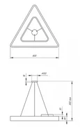 SPO-154-W-40K-042 Светильник светодиодный Geometria ЭРА Delta SPO-154-W-40K-042 42Вт 4000К 2300Лм IP40 800*800*80 белый подвесной