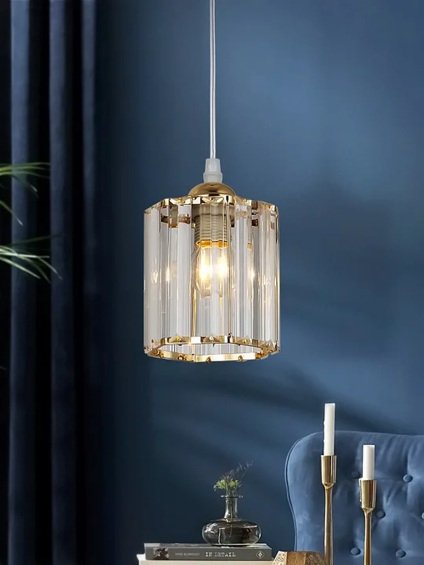 Светильник подвесной (подвес) Rivoli Angelina 9077-201 1 * Е27 40 Вт модерн потолочный