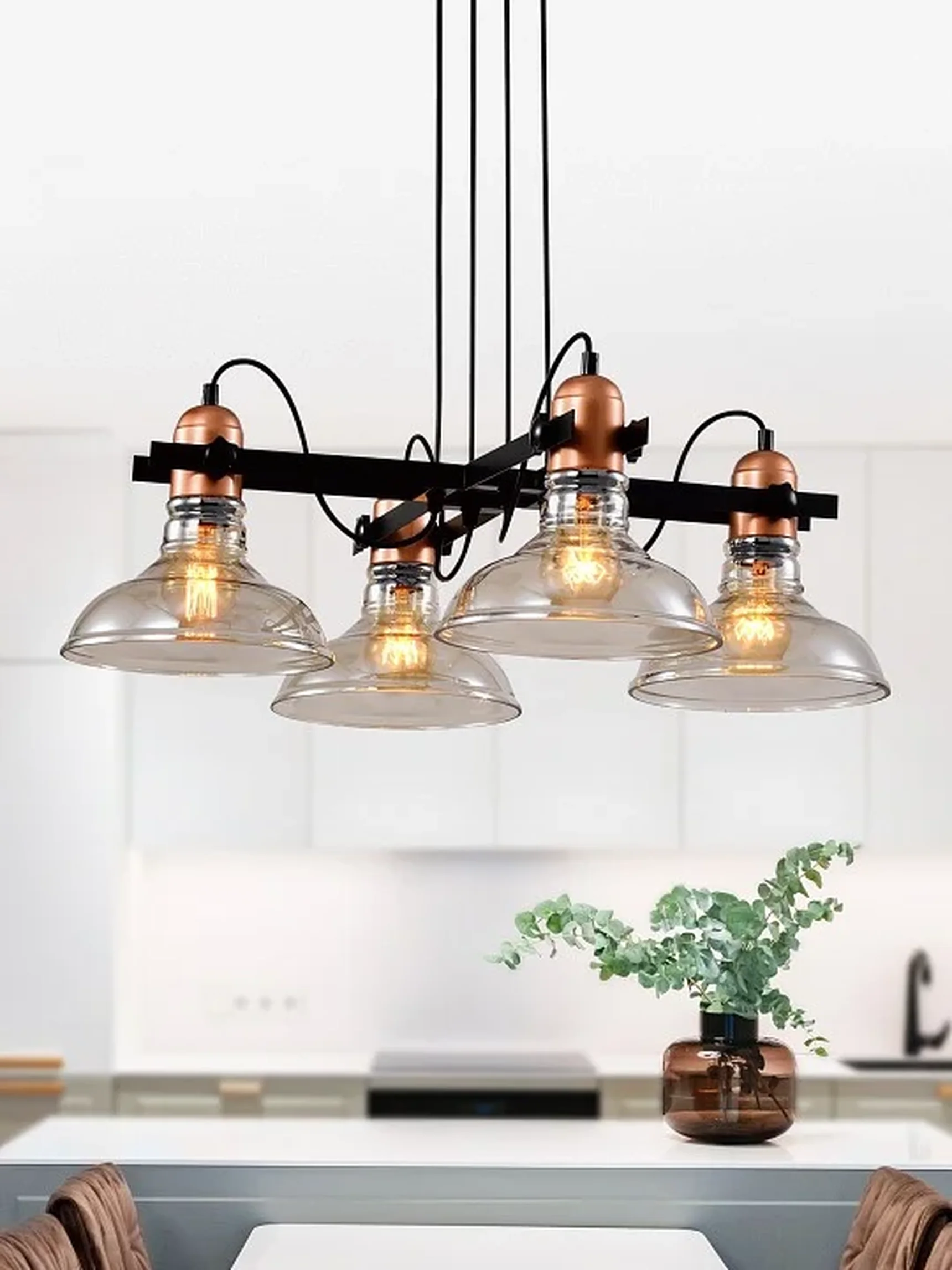 Люстра Rivoli Leila 4093-304 4 х Е27 40 Вт дизайн