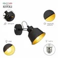 Светильник настенно-потолочный спот Rivoli Evelyn 7064-701 1 х Е14 40 Вт поворотный