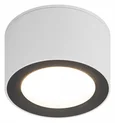 OL28 WH/BK Светильник настенно-потолочный спот ЭРА OL28 WH/BK GX53, черно-белый, IP44
