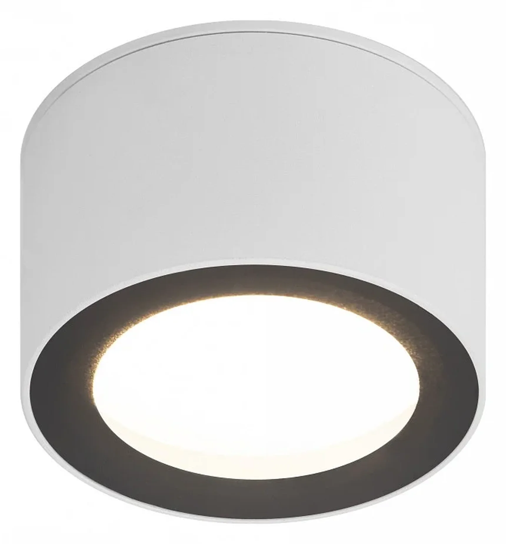 OL28 WH/BK Светильник настенно-потолочный спот ЭРА OL28 WH/BK GX53, черно-белый, IP44