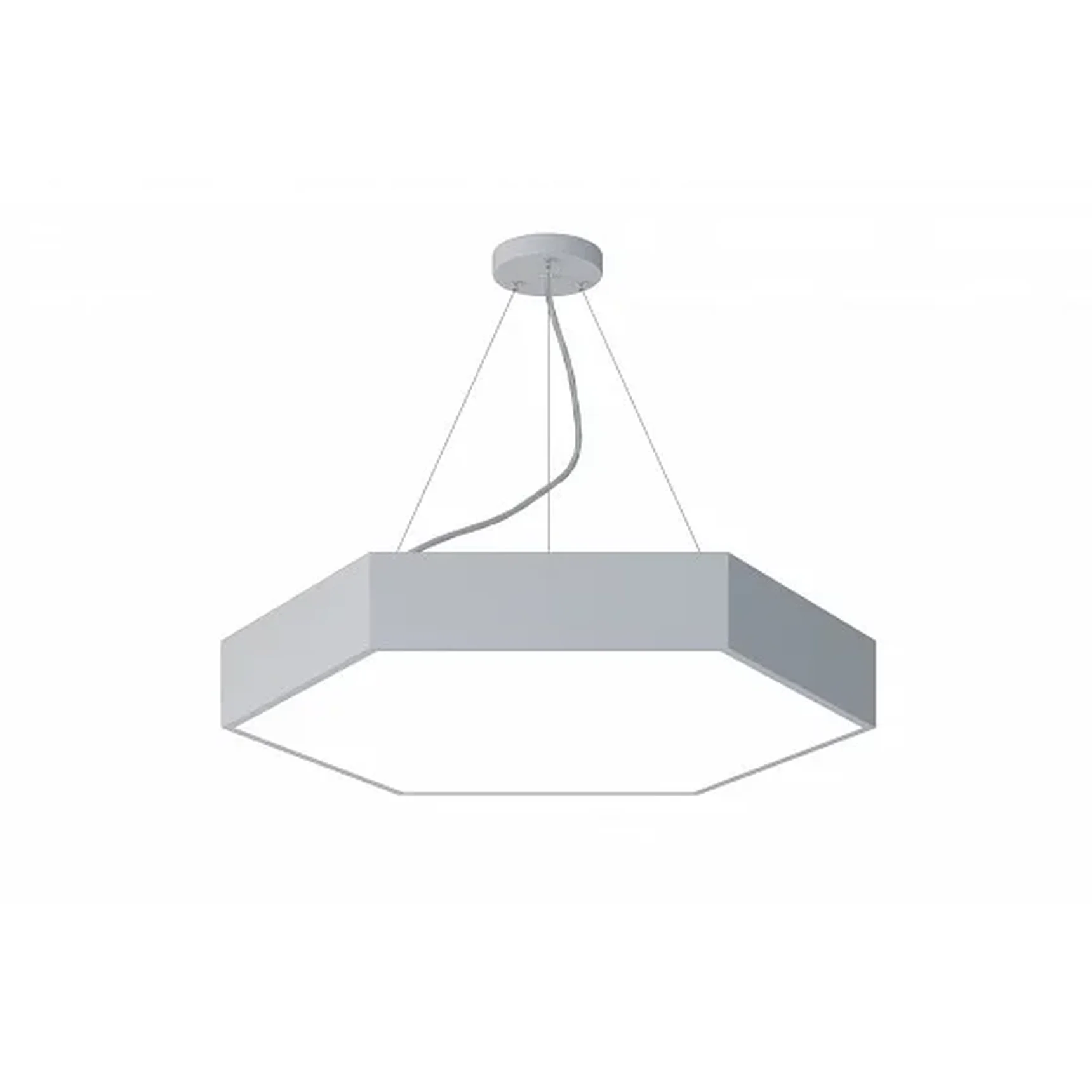 SPO-121-W-40K-038 Светильник светодиодный Geometria ЭРА Hexagon SPO-121-W-40K-038 38Вт 4000K 4000Лм IP40 600*600*80