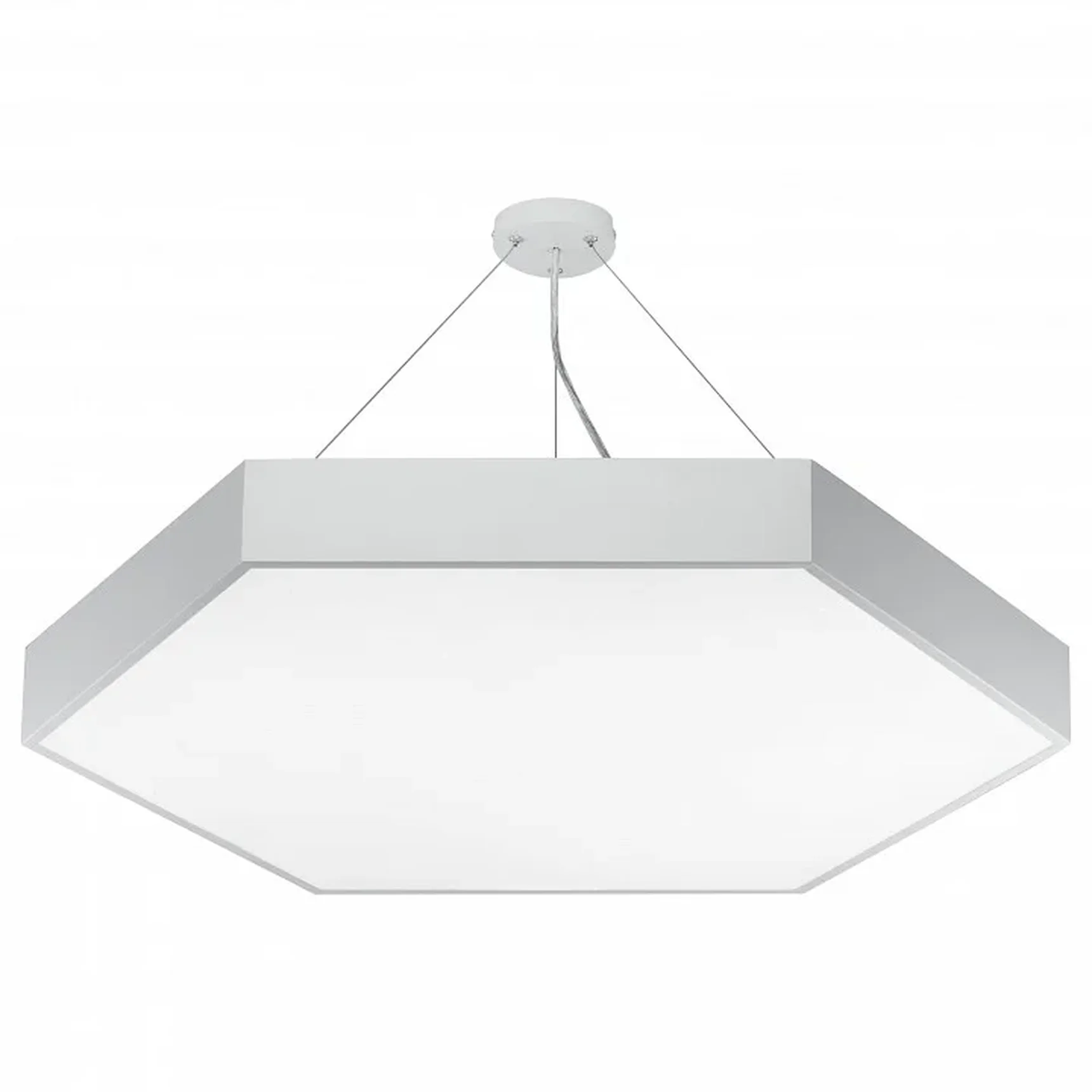 SPO-121-W-40K-038 Светильник светодиодный Geometria ЭРА Hexagon SPO-121-W-40K-038 38Вт 4000K 4000Лм IP40 600*600*80