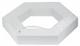 SPO-123-W-40K-045 Светильник светодиодный Geometria ЭРА Hexagon SPO-123-W-40K-045 45Вт 4000K 2500Лм IP40 600*600*80 белый подвесной