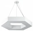 SPO-123-W-40K-045 Светильник светодиодный Geometria ЭРА Hexagon SPO-123-W-40K-045 45Вт 4000K 2500Лм IP40 600*600*80 белый подвесной