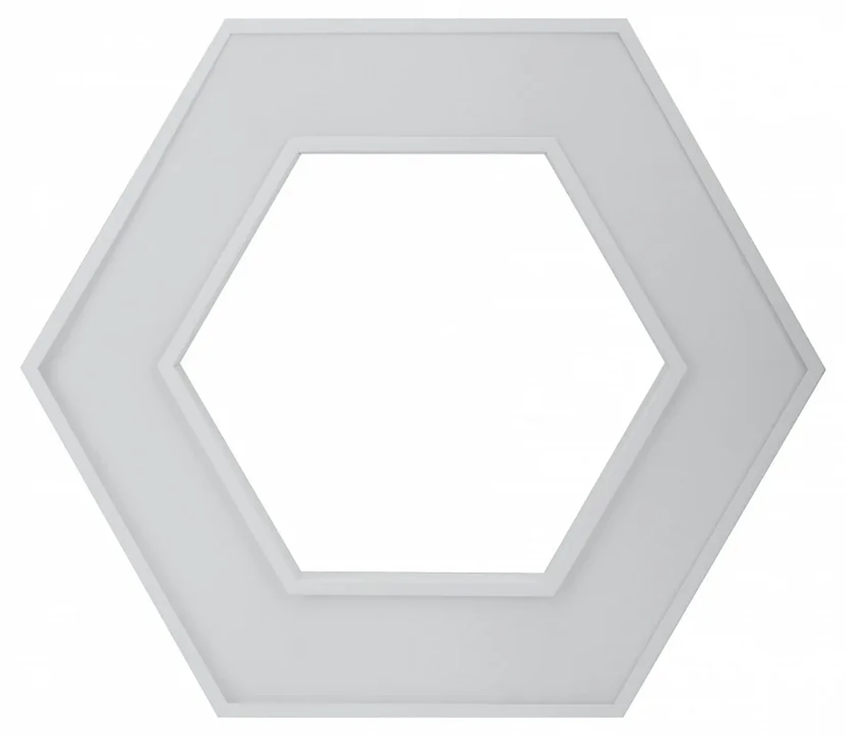 SPO-123-W-40K-045 Светильник светодиодный Geometria ЭРА Hexagon SPO-123-W-40K-045 45Вт 4000K 2500Лм IP40 600*600*80 белый подвесной