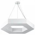 SPO-124-W-40K-051 Светильник LED ЭРА Geometria SPO-124-W-40K-051 Hexagon 51Вт 4000К 800*800*80 белый подвесной драйвер внутри