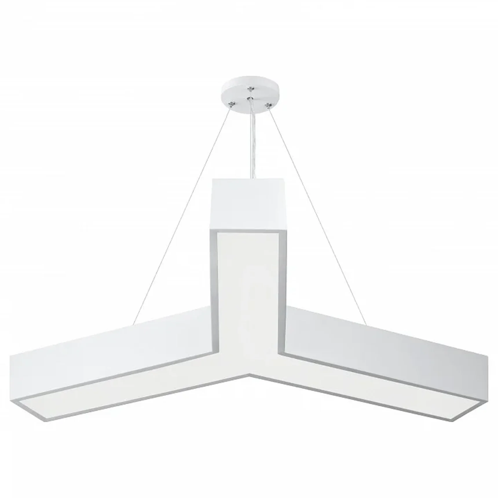 SPO-143-W-40K-056 Светильник светодиодный Geometria ЭРА Igrek SPO-143-W-40K-056 56Вт 4000K 3700Лм IP40 900*900*80 белый подвесной