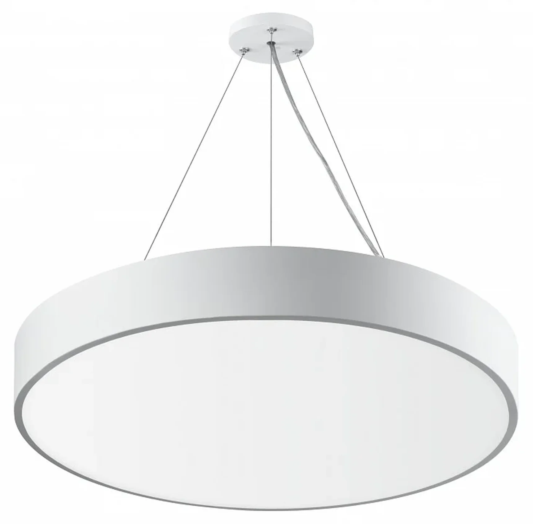 SPO-132-W-40K-088 Светильник LED ЭРА Geometria SPO-132-W-40K-088 Ring 88Вт 4000К 6000Лм IP40 800*80 белый подвесной драйвер внутри