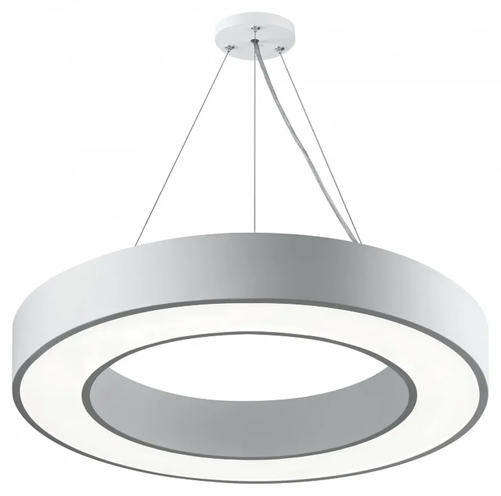 SPO-133-W-40K-045 Светильник светодиодный Geometria ЭРА Ring SPO-133-W-40K-045 45Вт 4000K 3200Лм IP40 600*600*80 белый подвесной