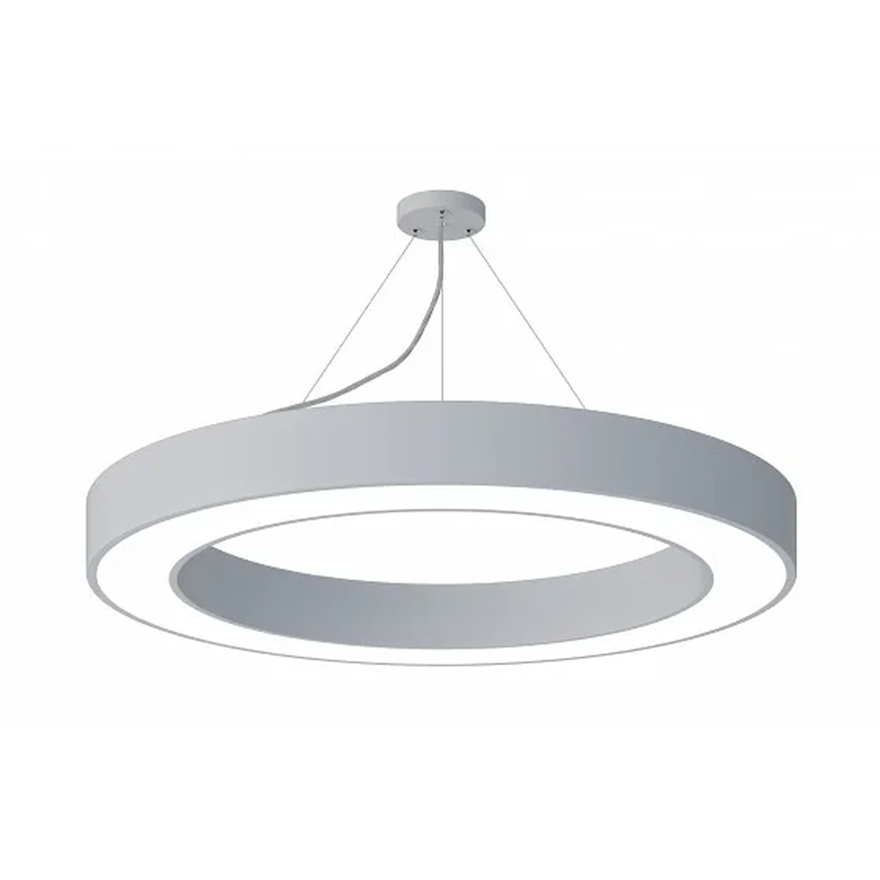 SPO-134-W-40K-056 Светильник LED ЭРА Geometria SPO-134-W-40K-056 Ring 56Вт 4000К 4200Лм IP40 800*80 белый подвесной драйвер внутри