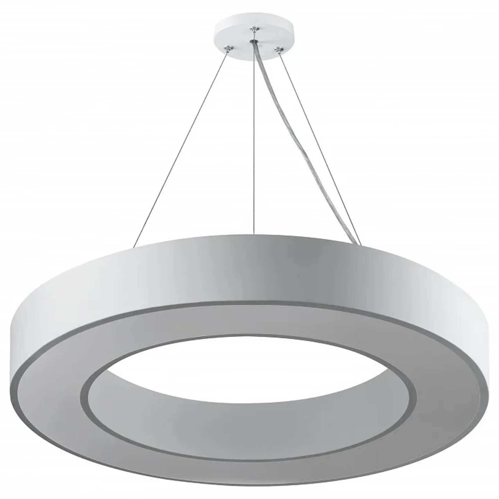 SPO-134-W-40K-056 Светильник LED ЭРА Geometria SPO-134-W-40K-056 Ring 56Вт 4000К 4200Лм IP40 800*80 белый подвесной драйвер внутри