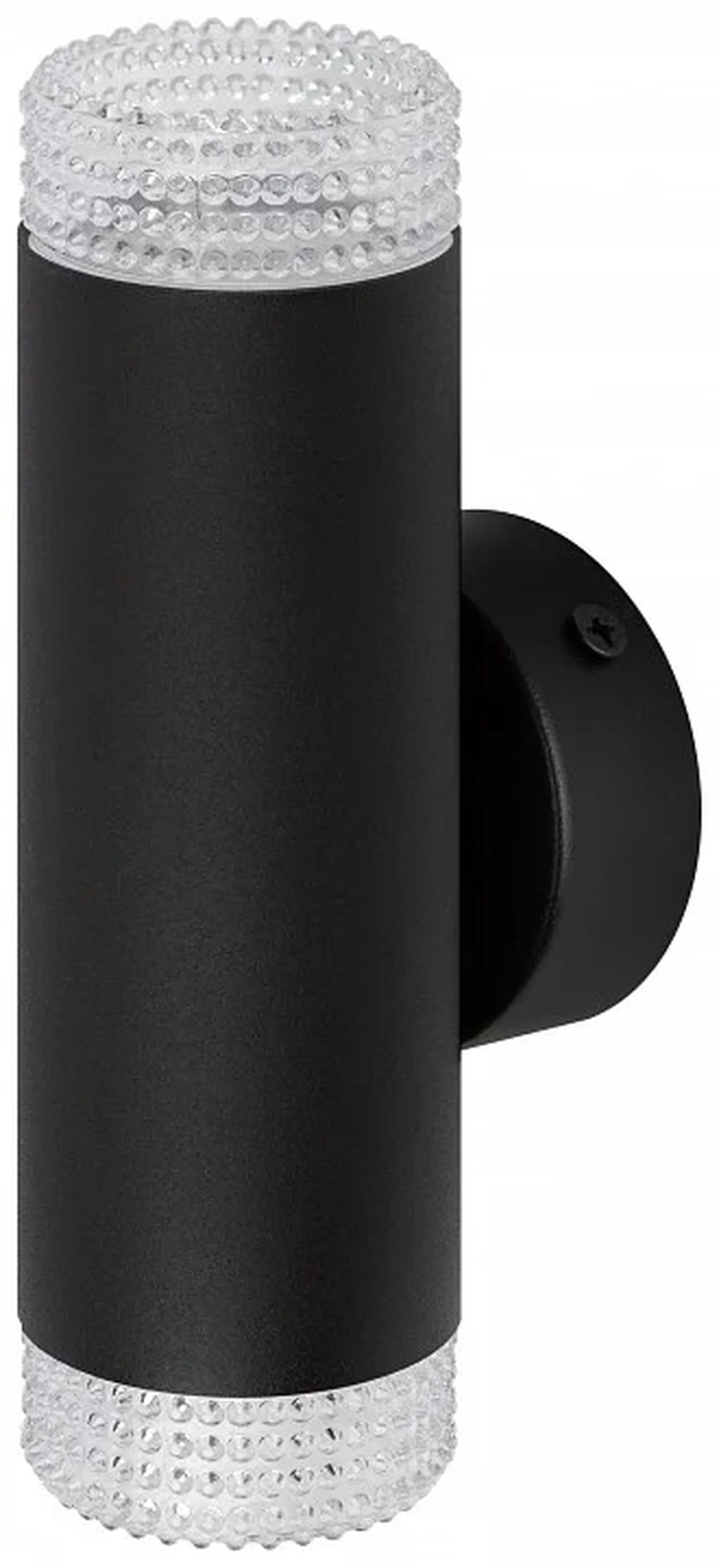 WL50 BK/TR Светильник настенный ЭРА WL50 BK/TR 2*GU10 2*12Вт IP20 черный, прозрачный
