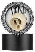 WL50 BK/TR Светильник настенный ЭРА WL50 BK/TR 2*GU10 2*12Вт IP20 черный, прозрачный