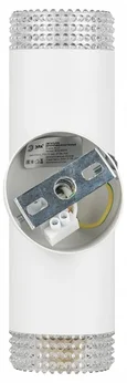WL50 WH/TR Светильник настенный ЭРА WL50 WH/TR 2*GU10 2*12Вт IP20 белый, прозрачный