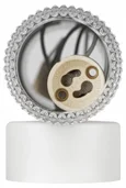 WL50 WH/TR Светильник настенный ЭРА WL50 WH/TR 2*GU10 2*12Вт IP20 белый, прозрачный
