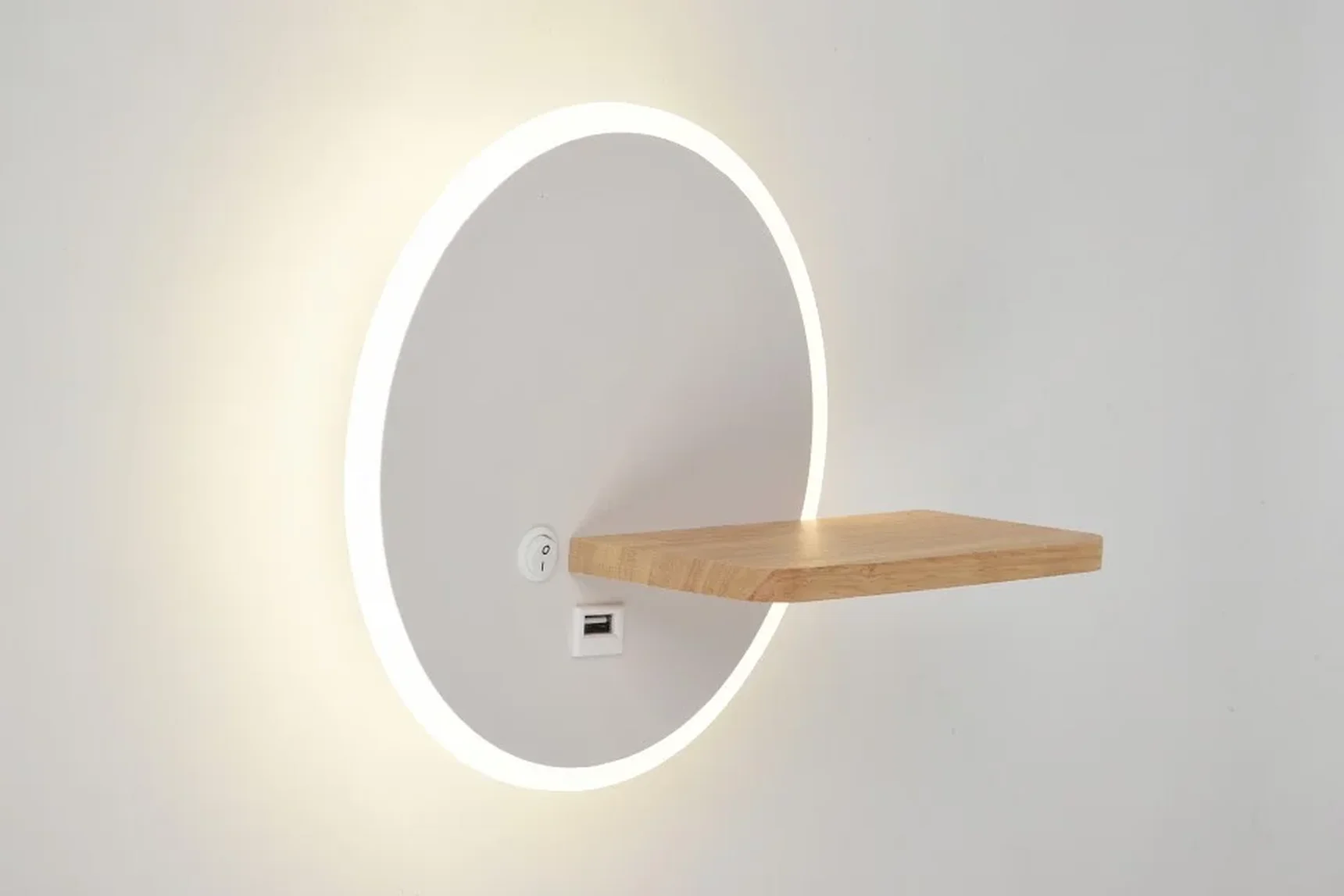 Светильник настенный Rivoli Anastasia 6154-401 светодиодный LED 22 Вт 4000 К с выключателем