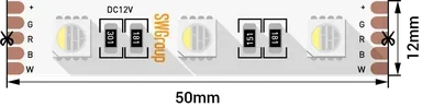 Лента светодиодная SWG560-12-19.2-RGB+WW