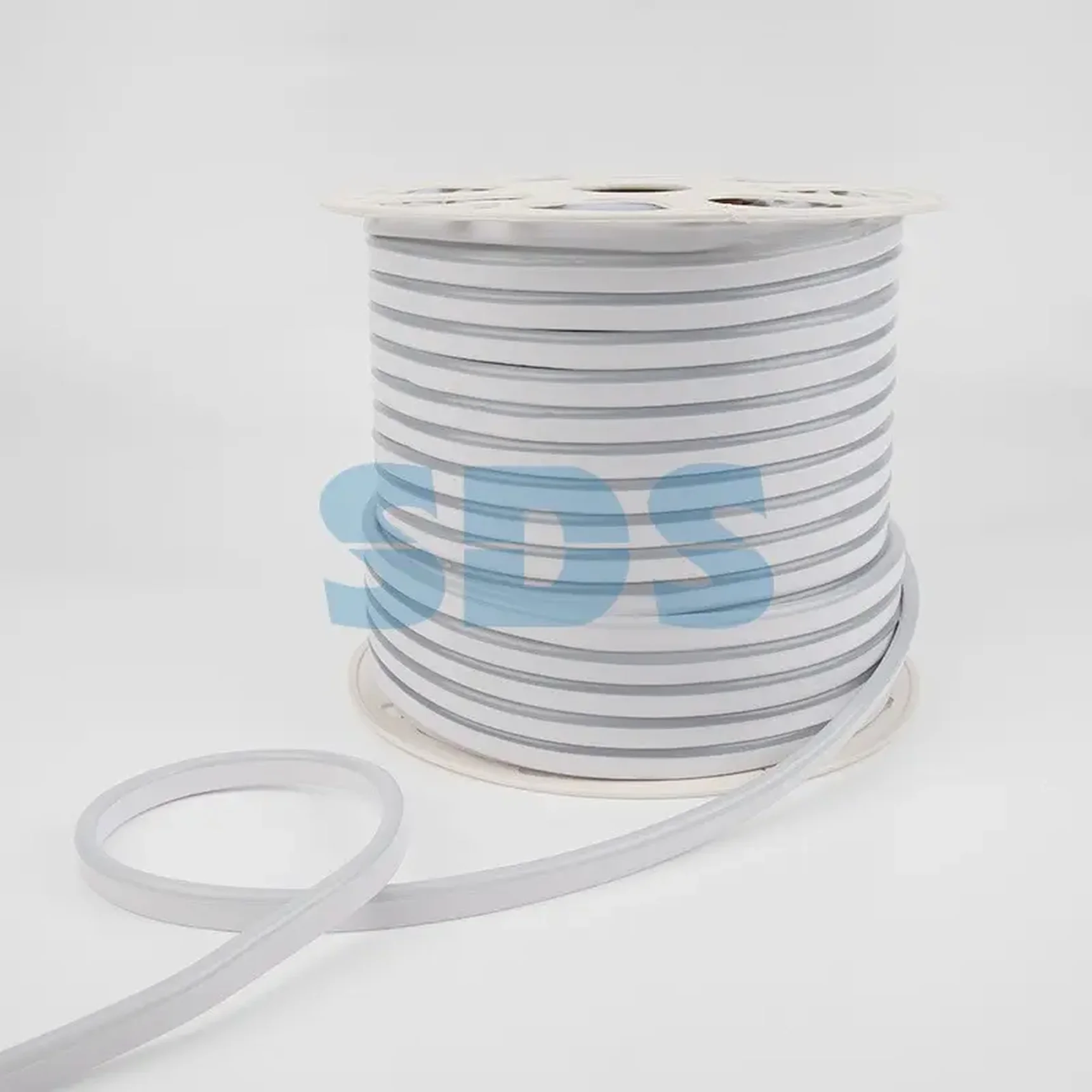 Гибкий неон LED SMD 8х16 мм, двухсторонний, белый, 120 LED/м, бухта 100 м