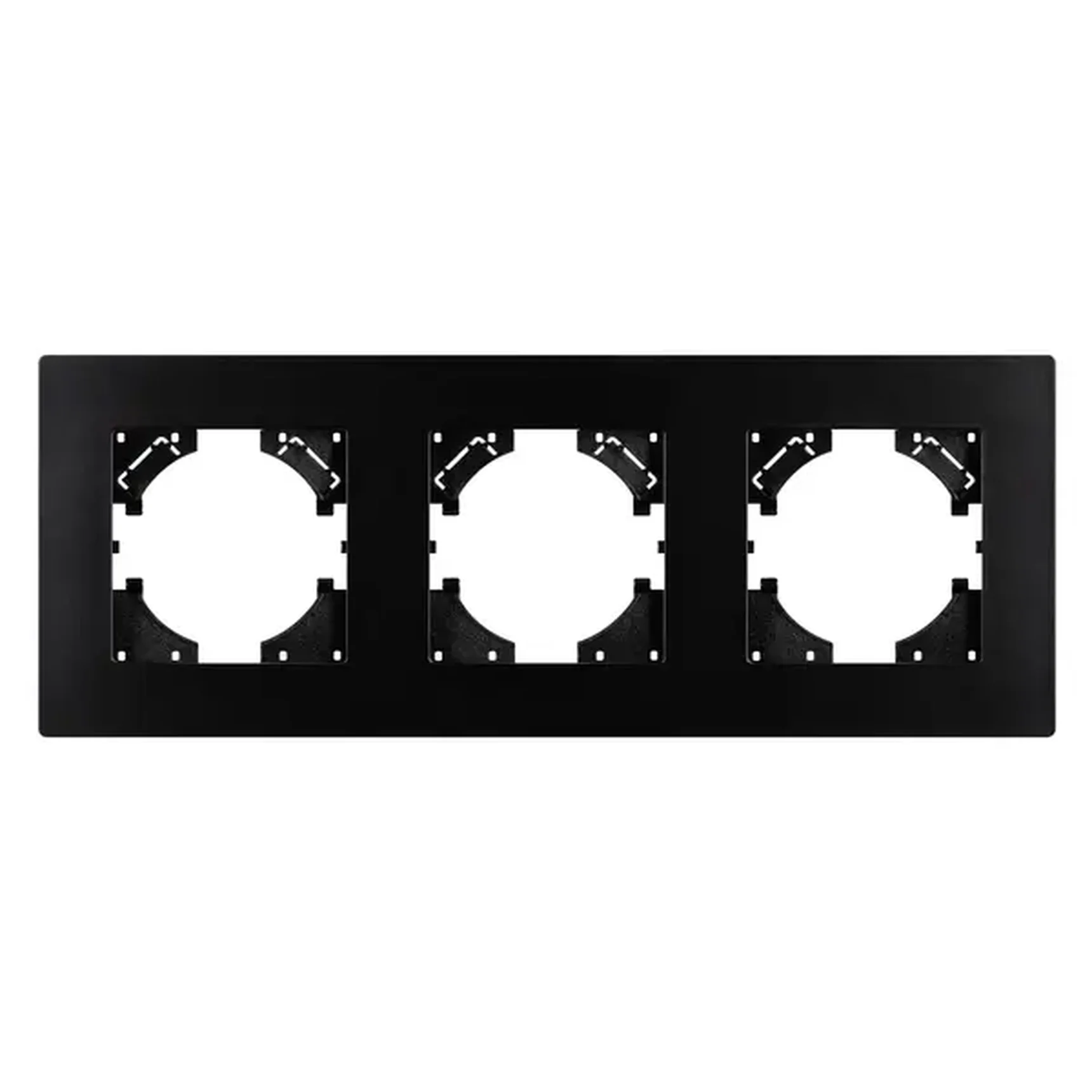 Рамка пластиковая FRM-PERIO-PL-3-BK (Arlight, -)