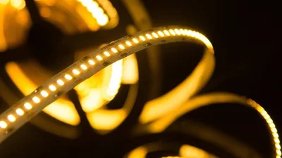 Светодиодная лента 3014, 240 LED/м, 24 Вт/м, 12В , IP20, Цвет: Теплый белый, SWG4240-12-24-WW-M