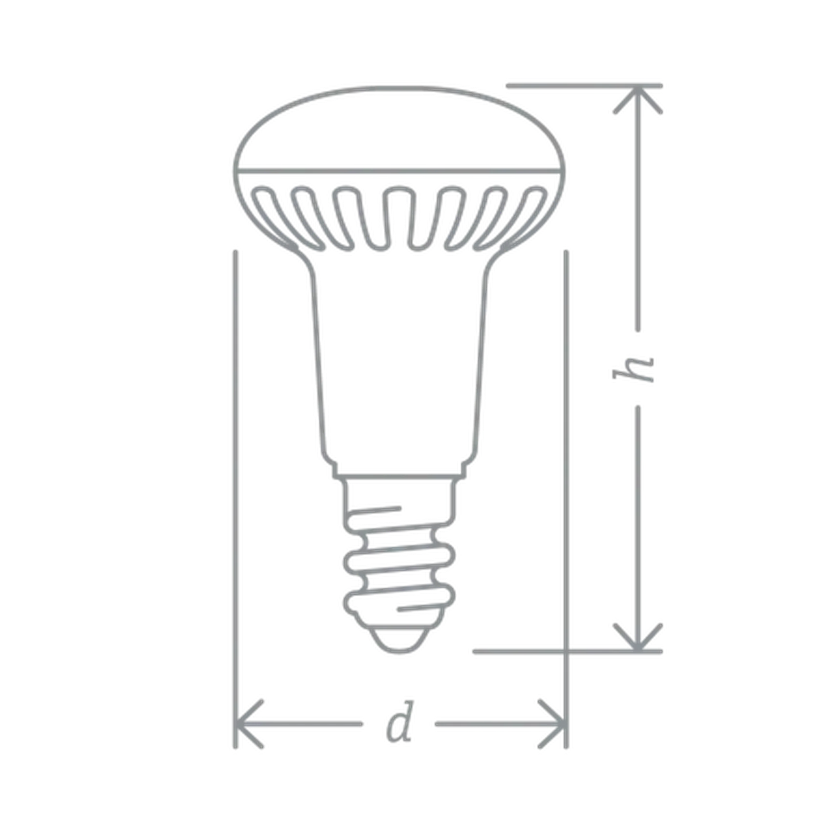 Светодиодная лампа NLL-R50-5-230-2.7K-E14