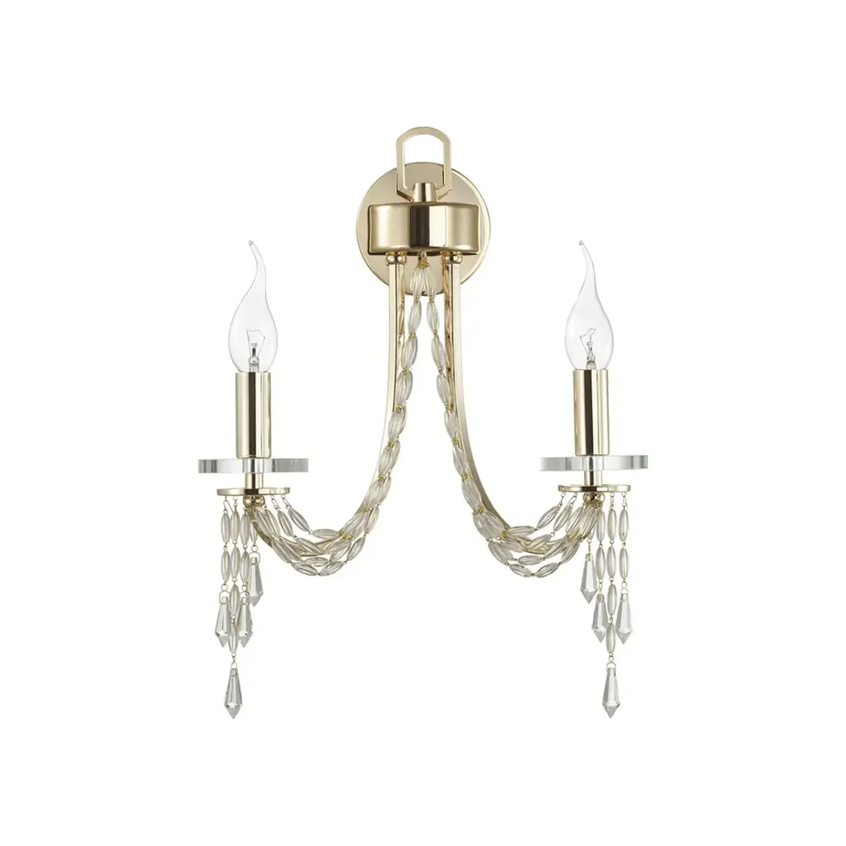 5063/2W CLASSIC ODL24 647 золото/прозрачный/металл/хрусталь Бра E14 2*40W CAPEL