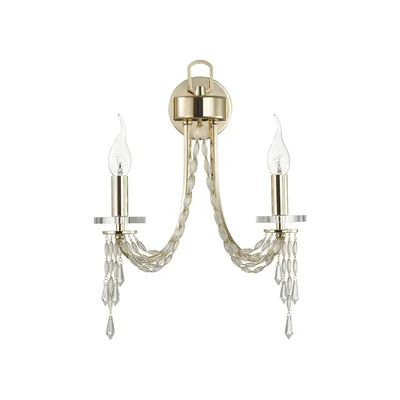 5063/2W CLASSIC ODL24 647 золото/прозрачный/металл/хрусталь Бра E14 2*40W CAPEL