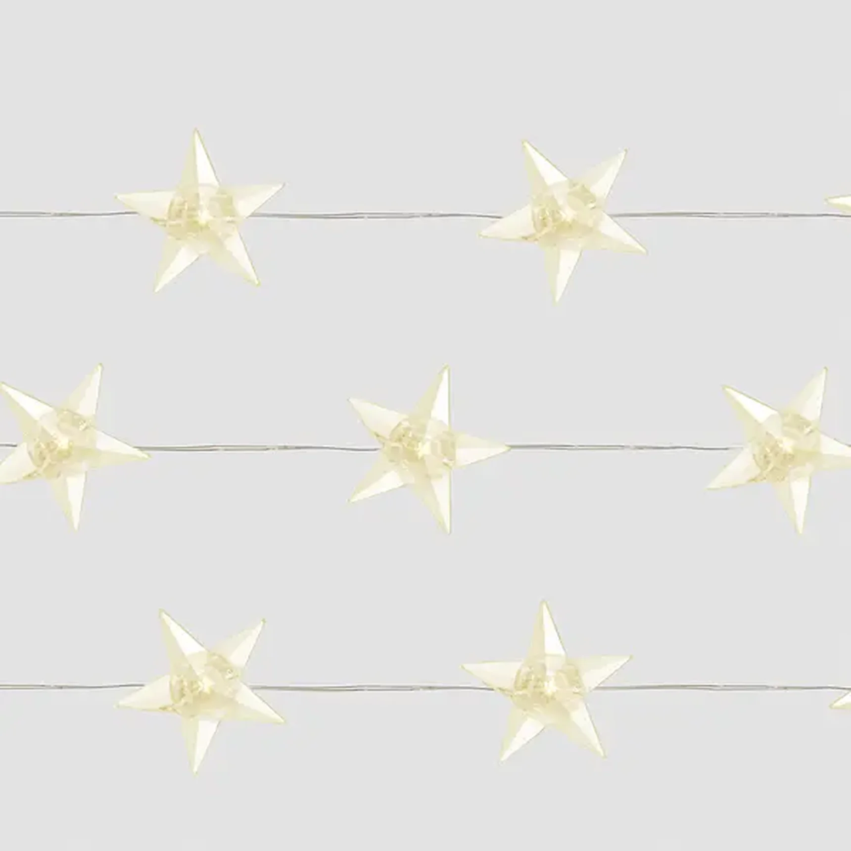 Гирлянда линейная Звездочки USB 50LED 2700K, IP 20, 4,5м, CL572