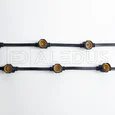 Белт лайт ALEDUS бухта 10 м, черный провод, ПВХ, шаг 20 см, Е27