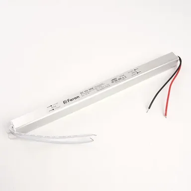 Трансформатор электронный для светодиодной ленты 48W 12V (драйвер), LB001 FERON