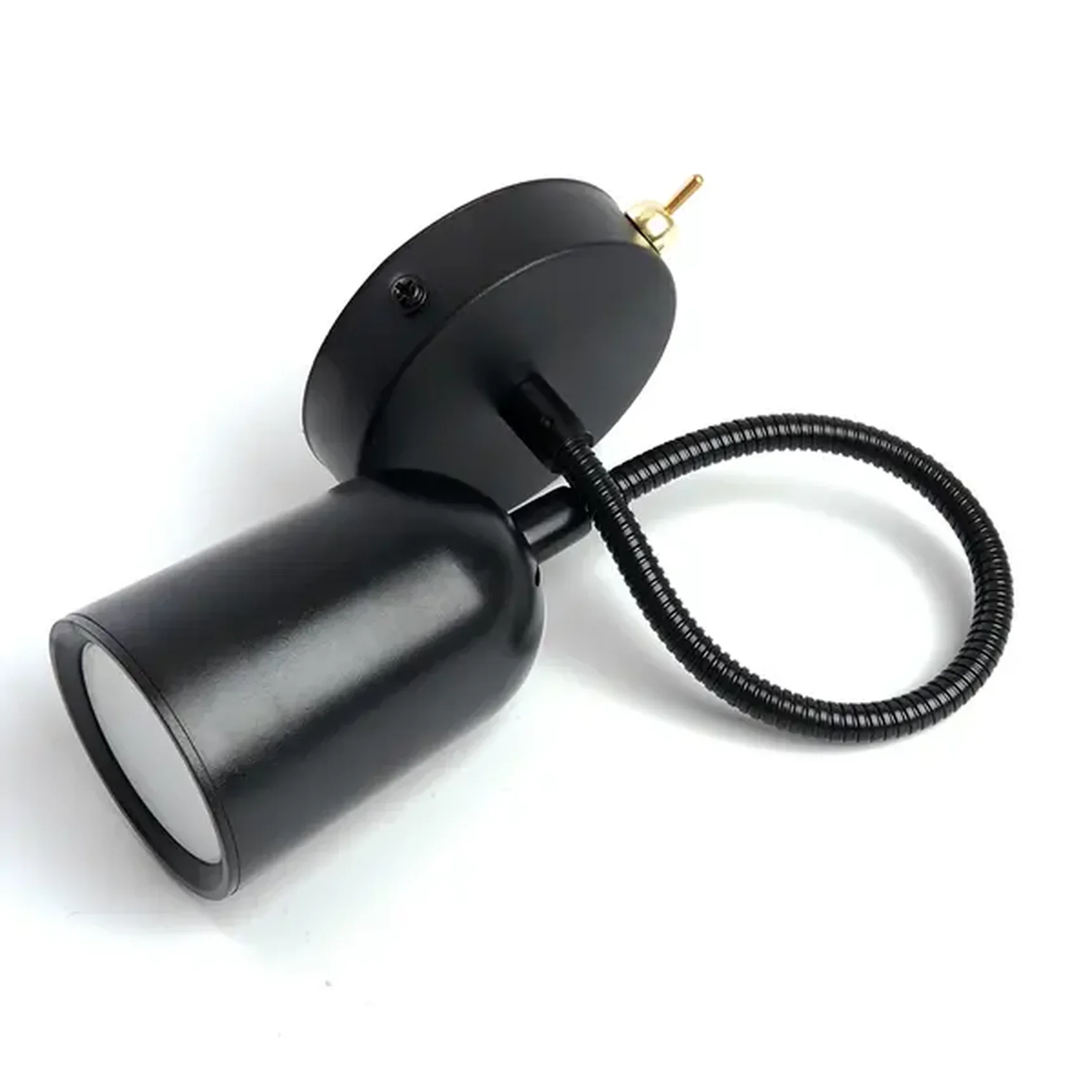 Светильник ML400 настенный под лампу с выключателем MR16/GU10, 35W,  черный, 48442