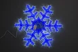 LED-Снежинка с контроллером бел.-син.,BL-194