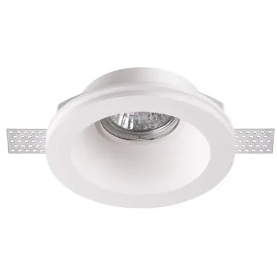 Встраиваемый гипсовый светильник в штукатурку или под покраску Novotech Yeso 370476