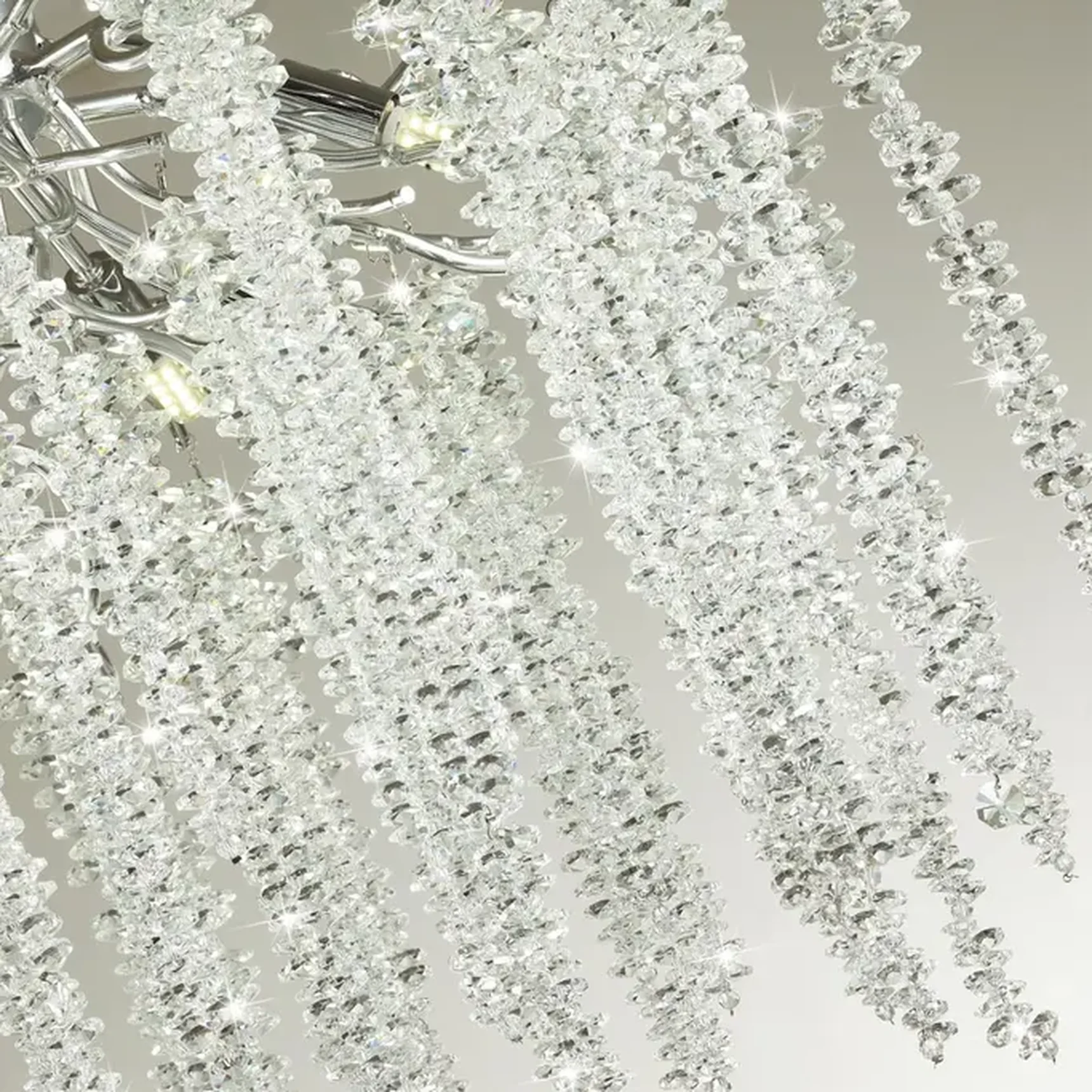 5004/12 HALL ODL23 636 серебристый/прозрачный металл/хрусталь Люстра G9 12*40W BANCHE