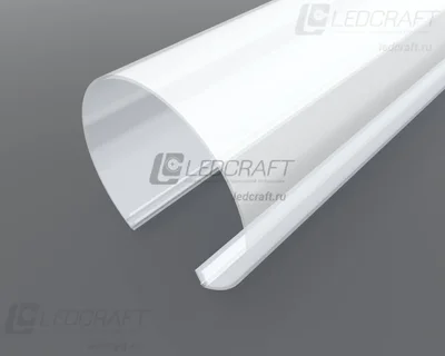 Рассеиватель трубчатый матовый поликарбонат LC-LRM-M60-3