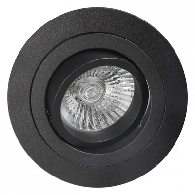 Светильник SPOT RECESSED GU10 ROUND BLACK