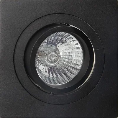 Светильник SPOT RECESSED GU10 SQUARE BLACK