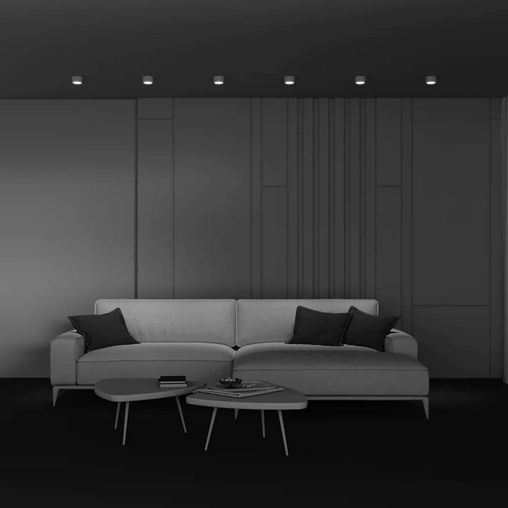 Потолочный светильник Conik gyps GX53 х 12Вт, C001CL-GX53-W