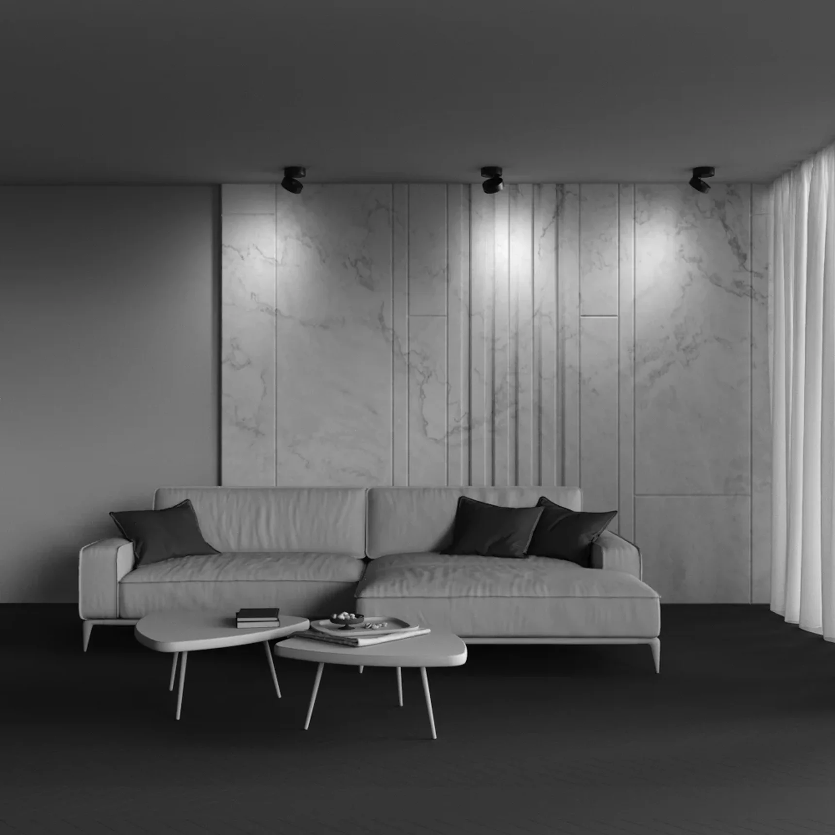 Потолочный светильник Onda C024CL-L18B4K