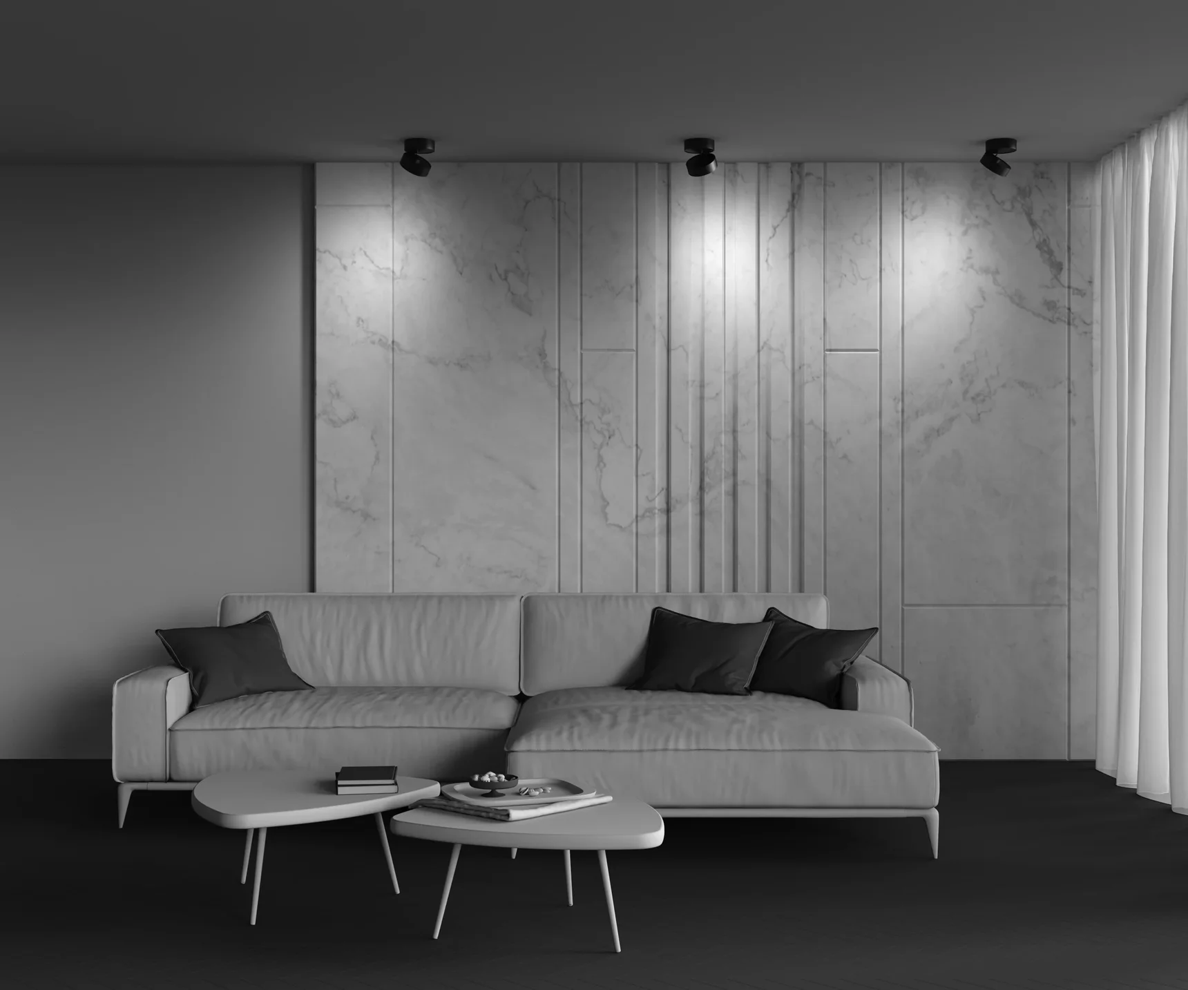 Потолочный светильник Onda C024CL-L18B4K