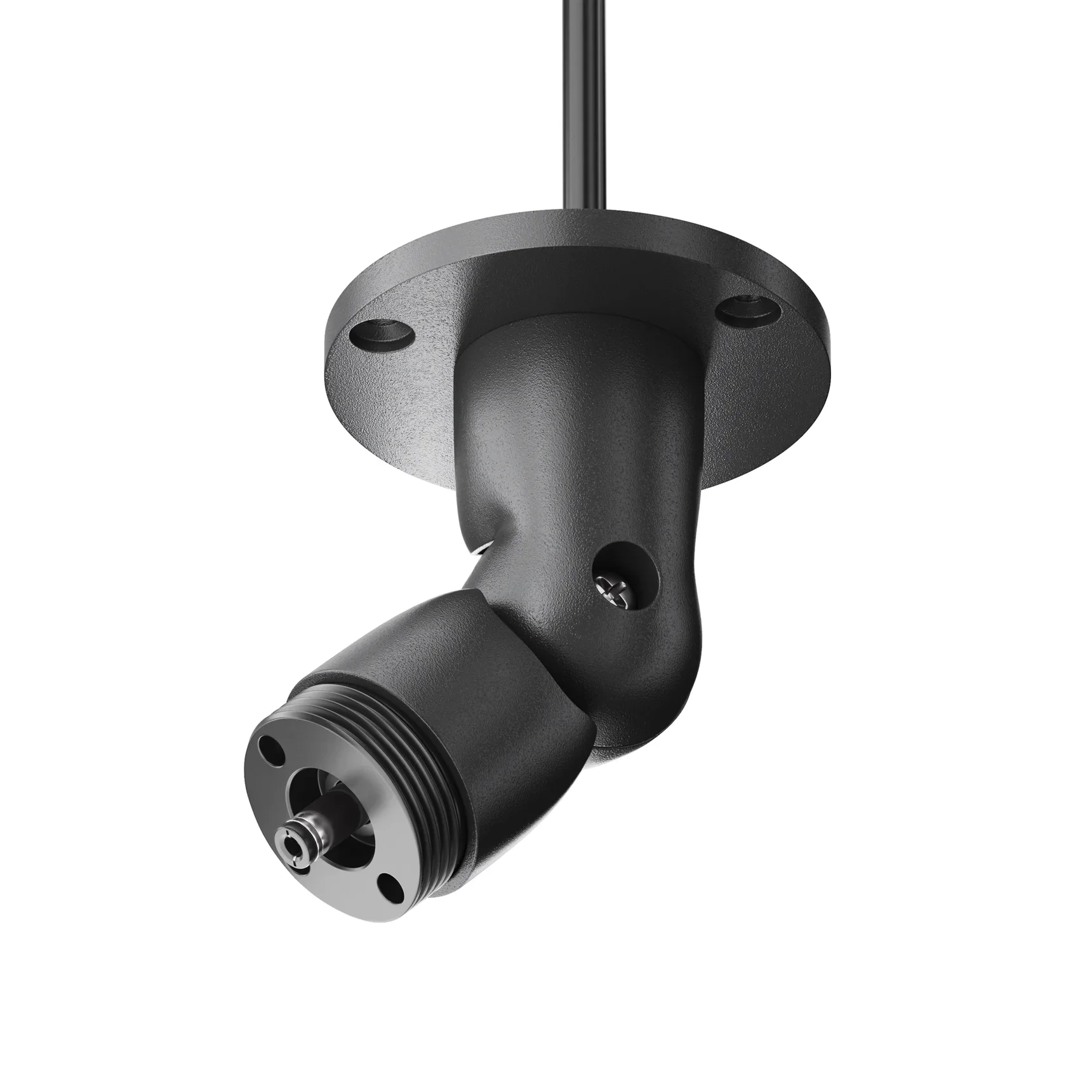 Шарнирное основание для накладного монтажа системы Shelf с вводом питания, C027CS-P-B